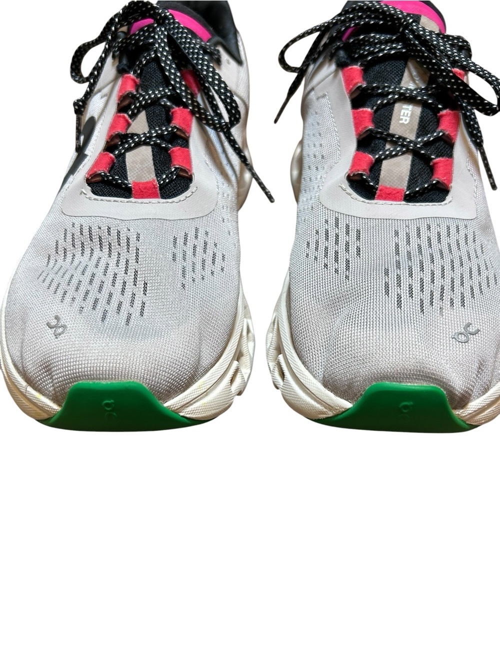 Oncloud Women’s Cloudmonster tennis running shoes size 10.5 97652 ivory lace up - Picture 5 of 9